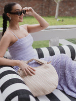 Melie Bianco - Cher Large Natural Raffia Straw Shoulder Bag