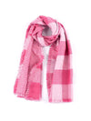 Perfect Pink Checkered Scarf