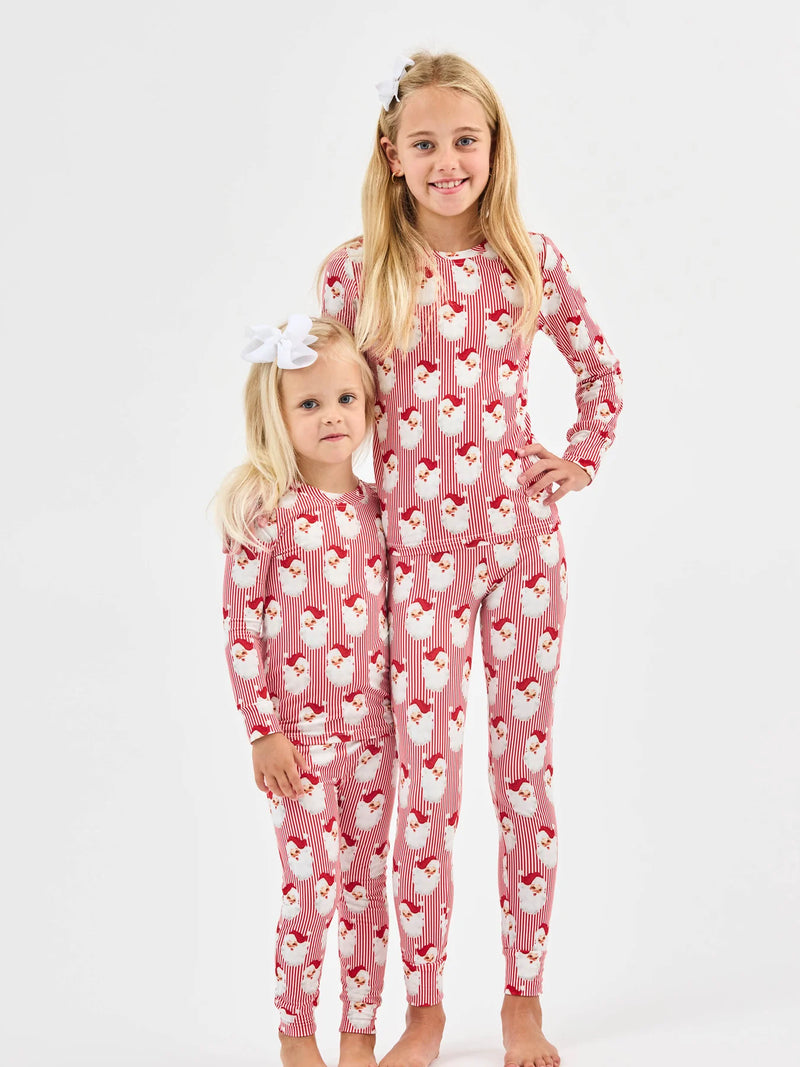 Mary Square | Santa Baby Christmas Pajama Set | Red | Toddler