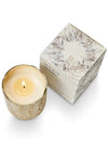 Illume Winter White Small Boxed Crackle Glass Candle