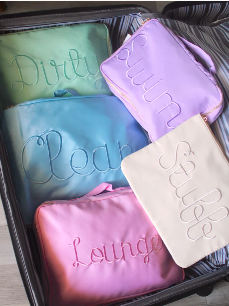 Pastel Packing Cubes by Kenz Kustomz