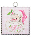 Mini Santa Print | Pink