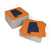 Auburn Alabama Reversible Paper Party Coaster Set