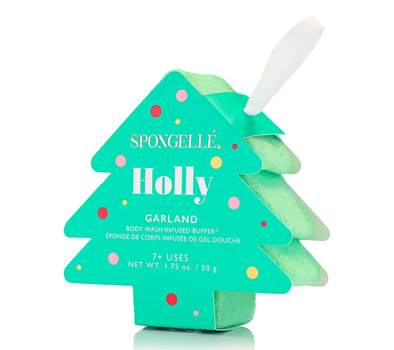 Spongellé - Holiday Tree Body Buffer