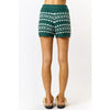 Alpine Print Teddy Shorts | Hunter Green