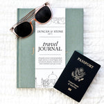 Travel Journal | Adventure Keepsake | Trip Adventure Book | Sage Green