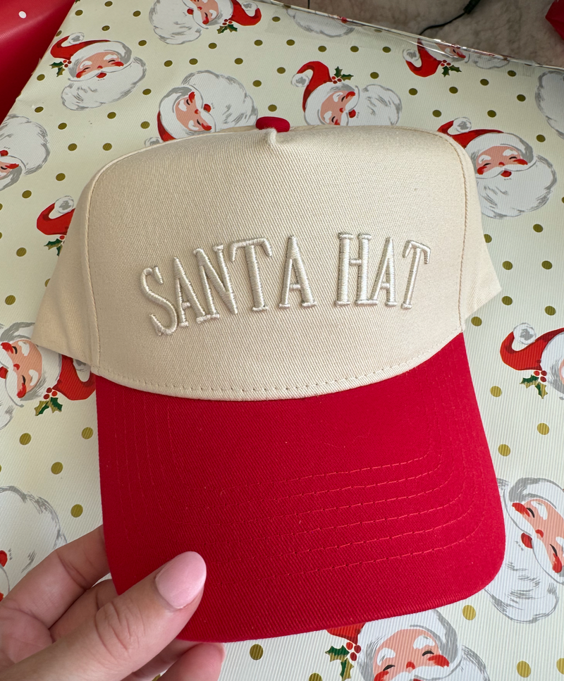 Santa Hat Red Vintage Trucker Hat