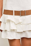 Bay Breeze Halter Dress | White