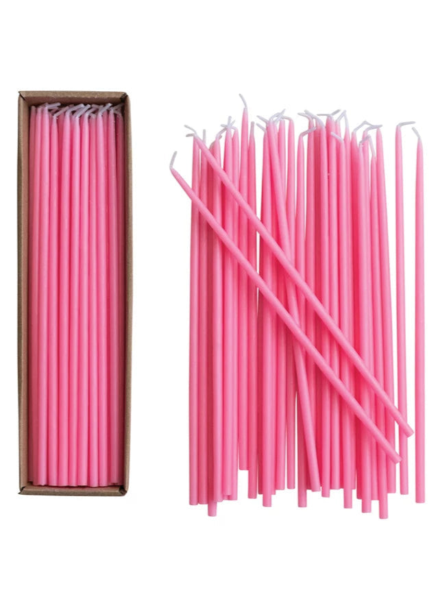 Thin Taper Candles | Set of 24