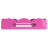 Lacquered Scalloped Tray with Handles | Fuchsia