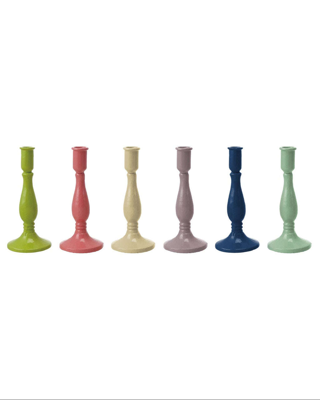 Cast Iron Taper Holder, 6 Colors (Holds 1/2" Taper)