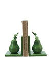 Perfect Pear Bookends | Green | Set of 2