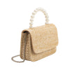 Melie Bianco - Kelli Natural Small Straw Top Handle Bag