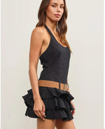 Bluebell Breeze Halter Dress | Black