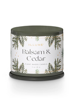 Illume Balsam & Cedar Candle - Demi Tin