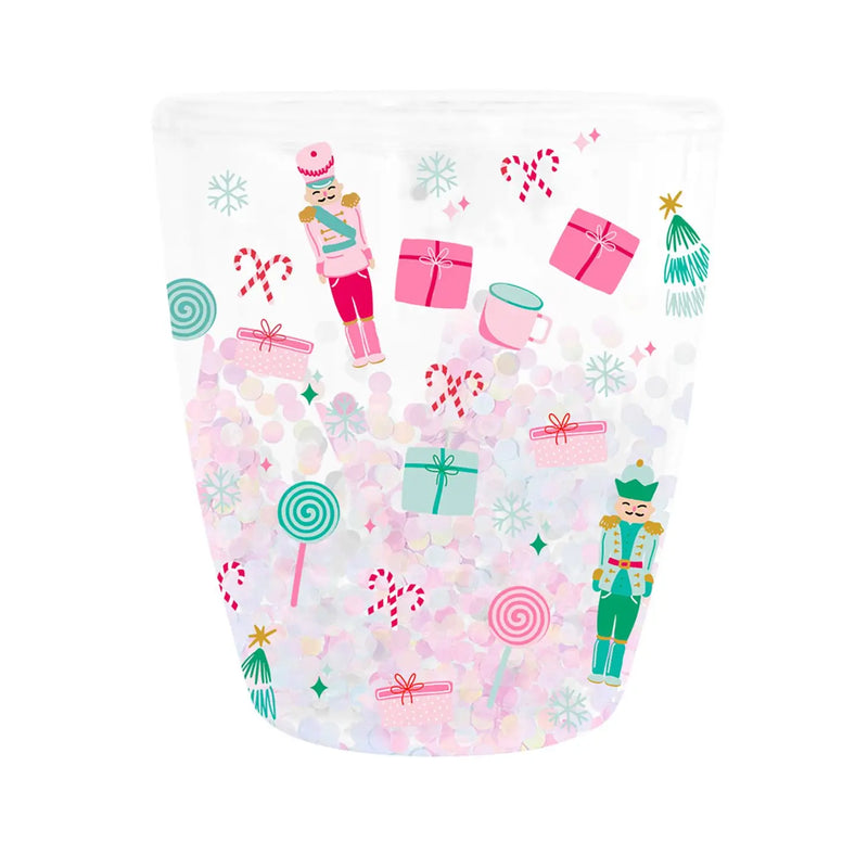 Oh What Fun Double Walled Acrylic Stemless Wine Tumbler