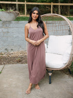 Butter Knit Maxi Dress - Marsala