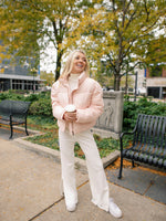 Skylar Puffer Jacket - Light Pink