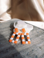 End Zone Checkered Earrings