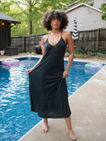 Butter Knit Maxi Dress - Vintage Black