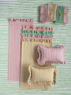 Chic Stripes Lumbar Pillow | Pink or Yellow