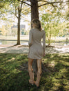 Lucy Knit Drop Waist Dress | Taupe