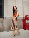 Fall For Me Striped Knit Maxi Dresses