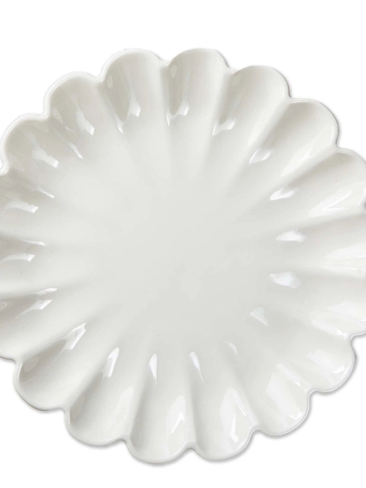 Scallop Plate | 10.75 inch | White