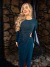 Midnight Rendezvous Long Sleeve Dress