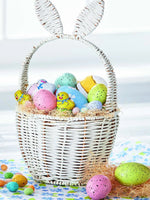Handwoven Bunny Easter Basket