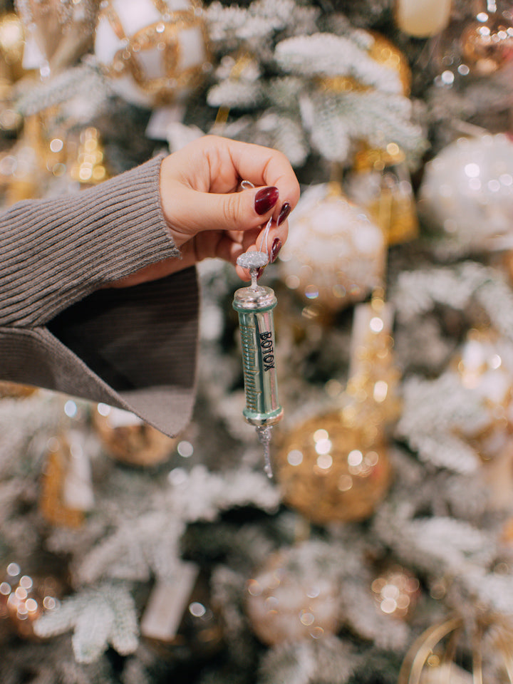 Botox Shot Ornament | Glass