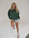 Chili Pepper Sweatshirt | Pine Green