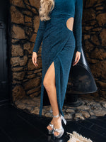 Midnight Rendezvous Long Sleeve Dress