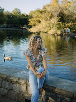 Watercolor Floral Top