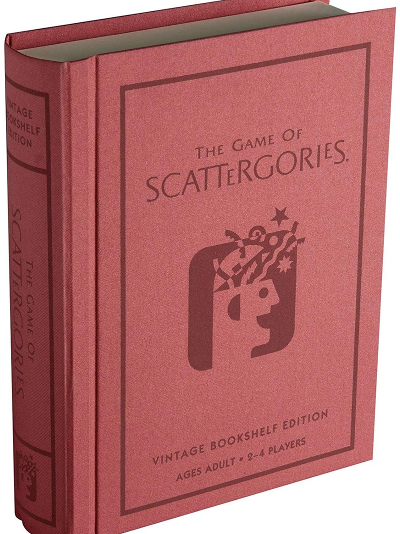 Vintage Bookshelf Edition, Scattergories Game