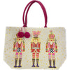 Printed Gold Foil Nutcracker Tote Bag