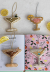 Beaded Cocktail Ornaments | Multi Color | 4 Styles