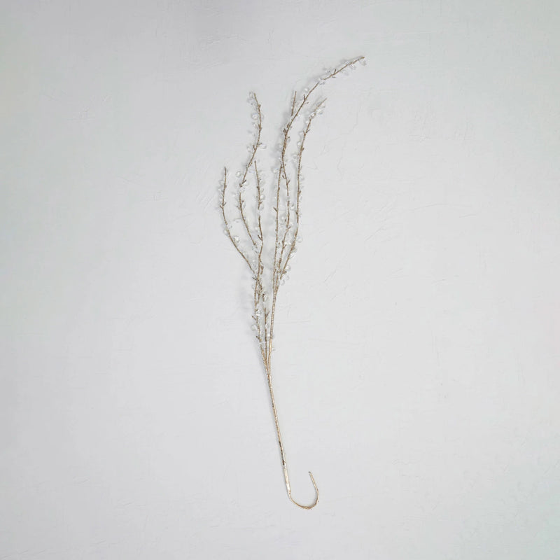 Faux Twig Spray with Acrylic Jewels | 43.25 inch