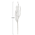 Faux Twig Spray with Acrylic Jewels | 43.25 inch