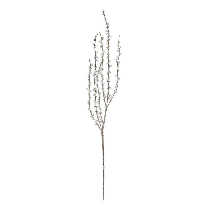 Faux Twig Spray with Acrylic Jewels | 43.25 inch