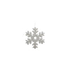 Flocked Snowflake Ornament | White | 3 Sizes Available