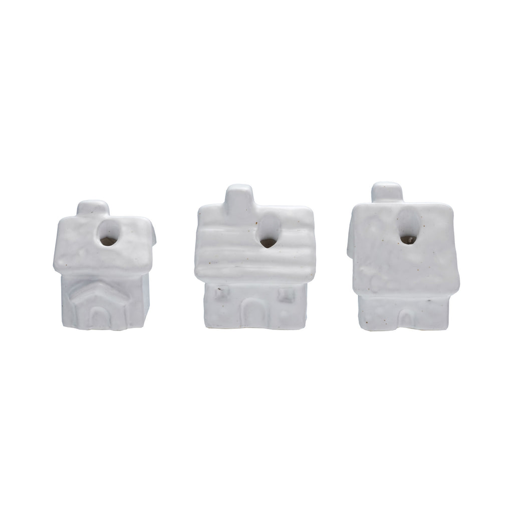 House Shaped Taper Holder, 3 Styles (Holds 1/4" Taper) (Each Will Vary)