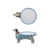 Scalloped Dog Cake Stand | Dachshund
