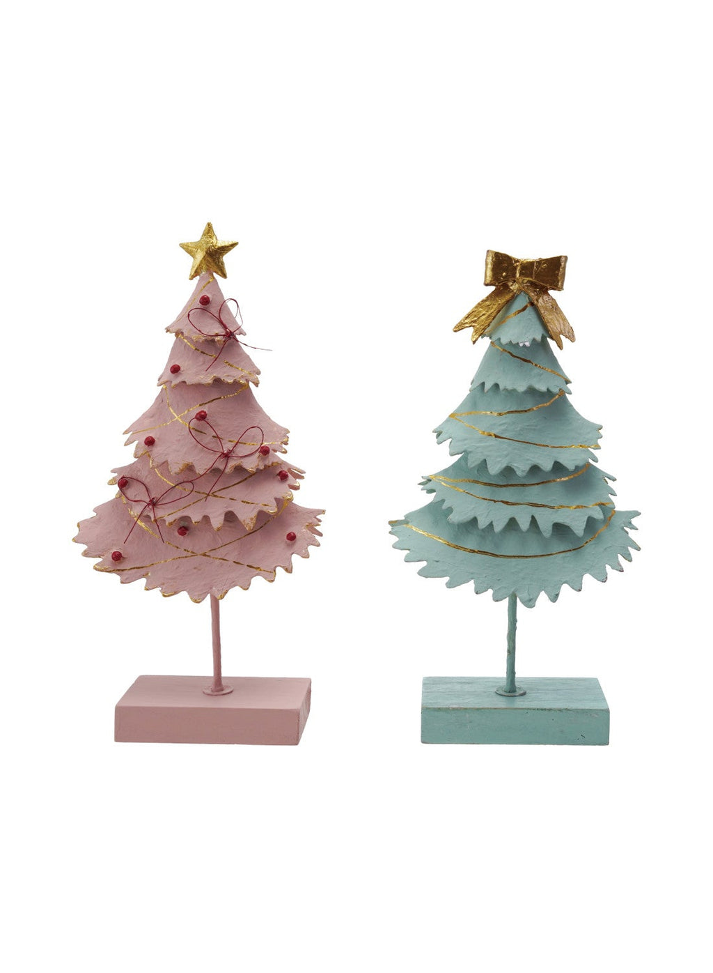 Metal Christmas Tree with Star/Bow, 2 Styles ©