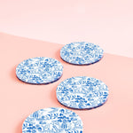 Chinoiserie Print Acrylic Coaster