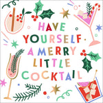 Christmas Napkins | Merry Little Cocktail - Foil - 20ct