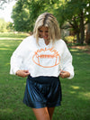 Madison Metallic Blue Shorts
