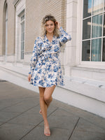 Eliza Long Sleeve Wrap Dress