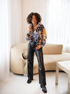Jackie Patchwork Button Up