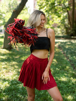 Whitney Rhinestone Pleated Skirt